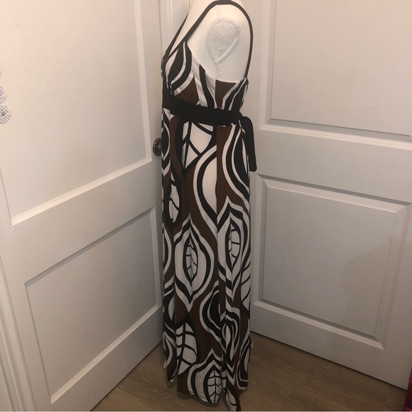 Bisou bisou ladies full length maxi summer dress size 14 - Picture 3 of 5